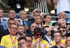 Andriy Shevchenko in the stands