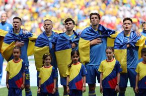 Players of the Ukrainian national football team