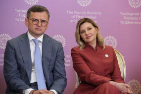 Дмитрий Кулеба и Елена Зеленская