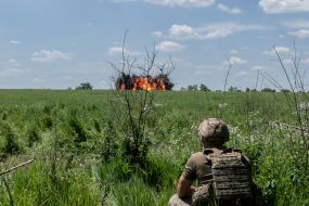 Servicemen of the 47th engineering brigade of the Armed Forces of Ukraine
