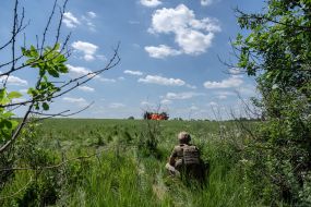 Servicemen of the 47th engineering brigade of the Armed Forces of Ukraine