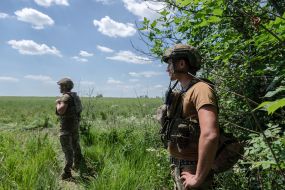 Servicemen of the 47th engineering brigade of the Armed Forces of Ukraine