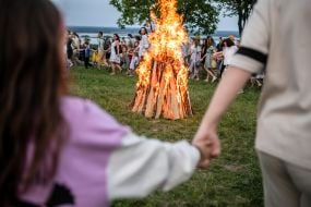 Traditional Kupala hearth