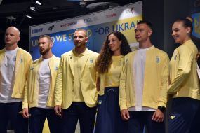 Presentation of the new Olympic uniform of the national team of Ukraine for the 2024 Games