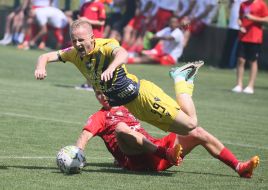 Game moment of a friendly match