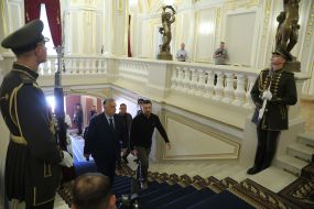 Volodymyr Zelenskyi and Viktor Orban