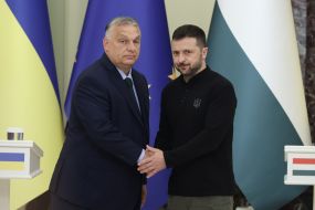 Volodymyr Zelenskyi and Viktor Orban