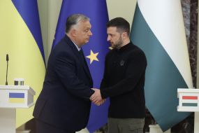 Volodymyr Zelenskyi and Viktor Orban