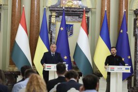 Volodymyr Zelenskyi and Viktor Orban