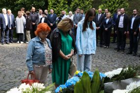 Commemoration of the scientists who were shot by the Nazis in 1941