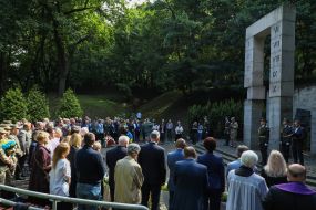 Commemoration of the scientists who were shot by the Nazis in 1941