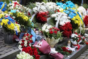 Commemoration of the scientists who were shot by the Nazis in 1941