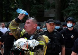 Consequences of hitting the building of the "Okhmatdyt" children's hospital