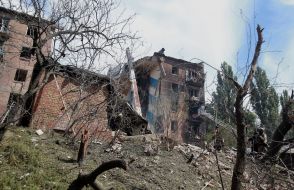 Consequences of hitting a residential building in Kyiv