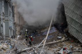 Consequences of hitting the building of the "Okhmatdyt" children's hospital