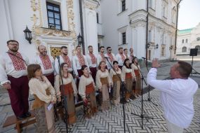 Prayer event on the territory of the Kiev Pechersk Lavra