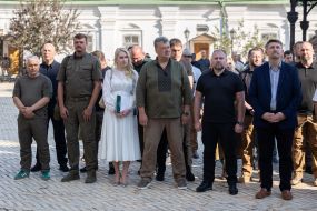 Молитовний захід на території Києво-Печерської лаври