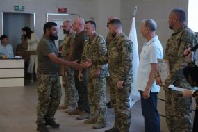 Participants of the solemn event