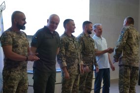 Participants of the solemn event