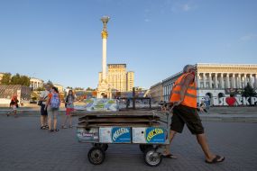 Man with a cart