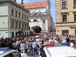 Farewell to Irina Farion in Lviv