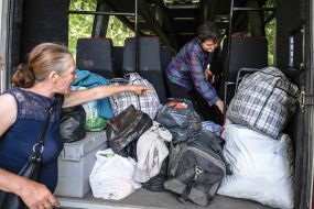 Евакуація цивільного населення у прикордонних селах Сумської області