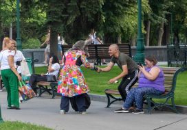 Аніматор у парку Харкова