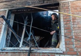 Consequences of the missile attack on Kharkov