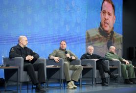 Denys Shmyhal, Andriy Yermak, Andriy Kostin and Rustem Umyerov