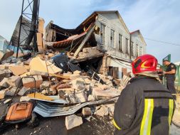 Consequences of a rocket attack on Kyiv