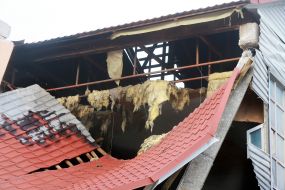 Consequences of a rocket attack on Kyiv