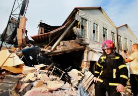 Consequences of a rocket attack on Kyiv