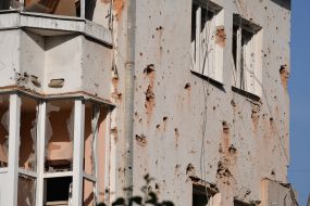 Наслідки ракетного обстрілу Львова