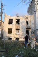 Наслідки ракетного обстрілу Львова