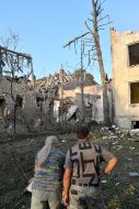 Наслідки ракетного обстрілу Львова