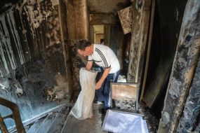 Багатоповерхівка, в яку 30 серпня влучила армія РФ