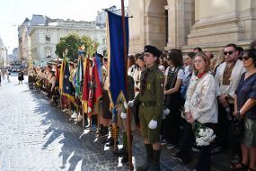 Farewell to the dead Yevgenia Bazylevych and her three daughters in Lviv