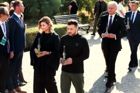 Volodymyr Zelenskyy, Olena Zelenska