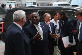 Andrii Sybiga and David Lammy