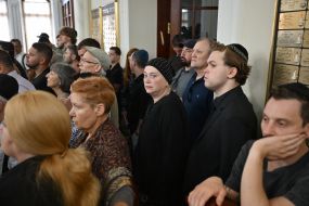 Funeral of Matityahu Samborsky