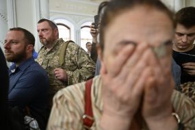 Funeral of Matityahu Samborsky