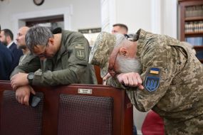Funeral of Matityahu Samborsky