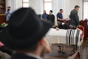 Funeral of Matityahu Samborsky