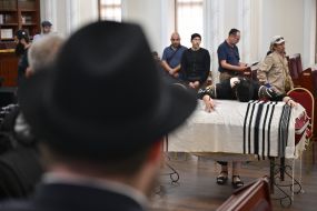 Funeral of Matityahu Samborsky