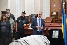 Funeral of Matityahu Samborsky