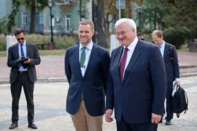 Gabrielus Landsbergis and Andrii Sybiga