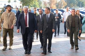 Andrii Sybiga and Radoslav Sikorskyi