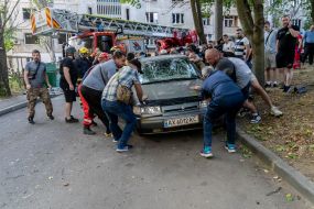 Consequences of shelling in Kharkiv