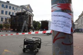 40-ton transformer destroyed by Russians during shelling