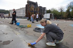 40-тонный трансформатор, уничтоженный россиянами во время обстрелов